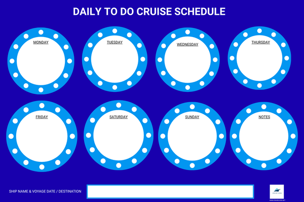 Cabin Cruise Cabin Door Sign & Planning Digital Download Kit.