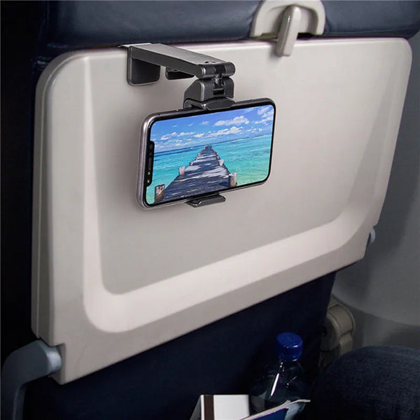 Portable Aeroplane Clip on  Mobile phone travel stand.