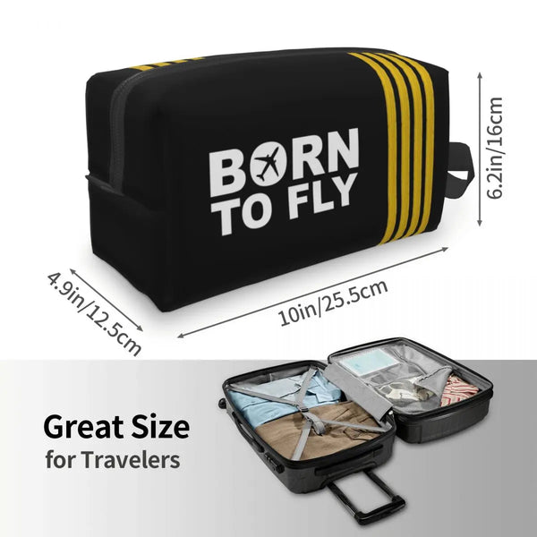 Flight Captain's designed Toiletry Bag.
