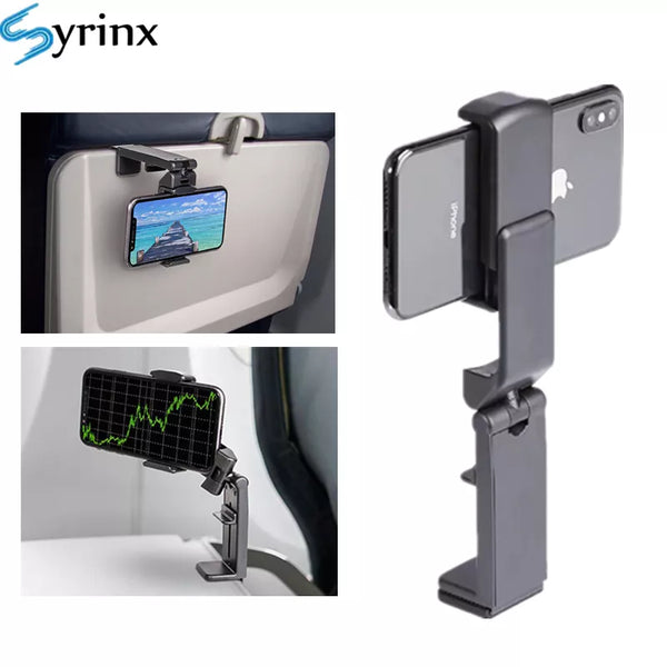 Portable Aeroplane Clip on  Mobile phone travel stand.